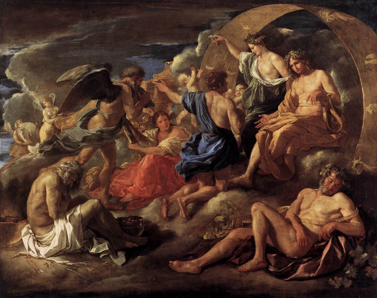 Helios e Phaethon con Saturno e le quattro stagioni - Gemäldegalerie, Berlino